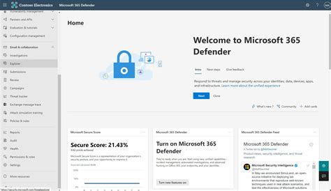 microsoft 365 defender portal url